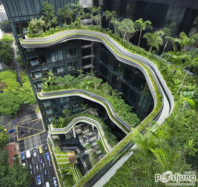 A Hotel as a Garden- PARKROYAL on Pickering by WOHA