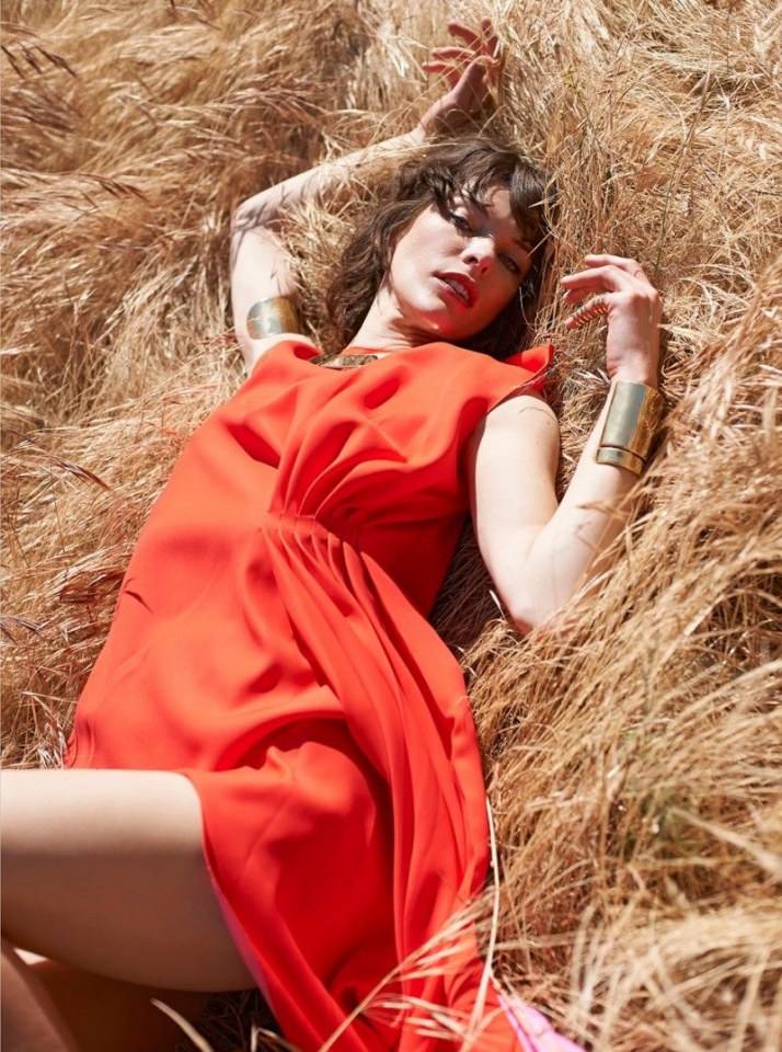 Milla Jovovich @ Elle Ukraine July 2013