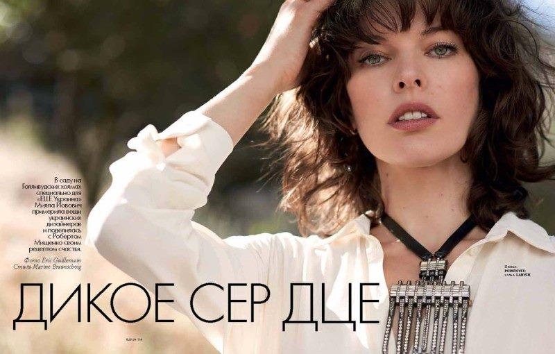 Milla Jovovich @ Elle Ukraine July 2013