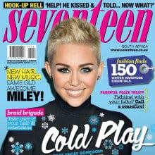 Miley Cyrus @ Seventeen South Africa July 2013