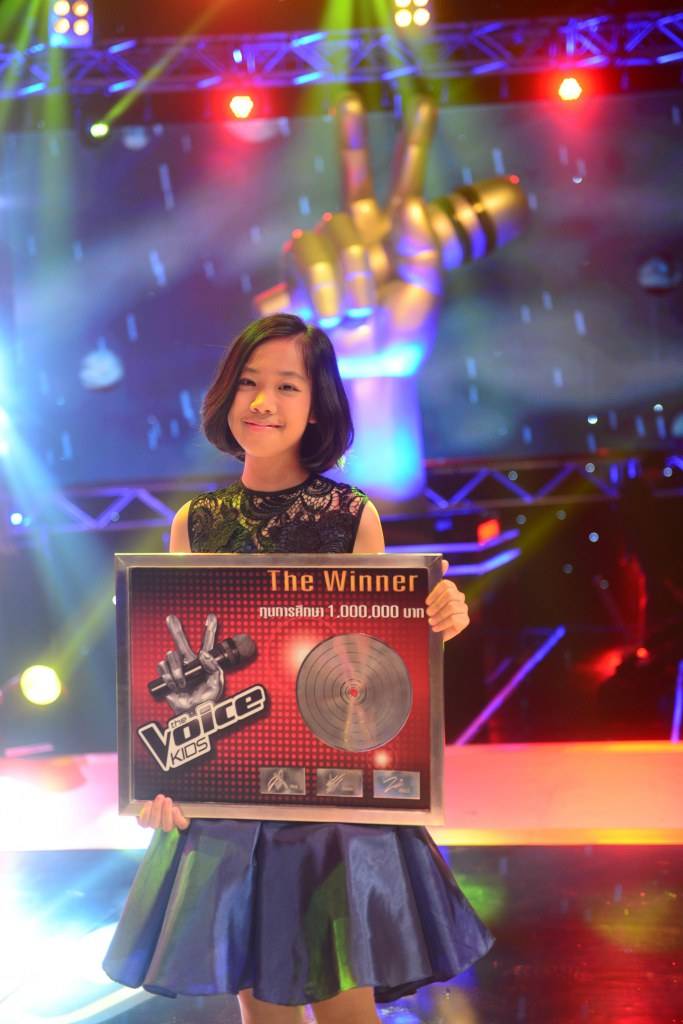 น้องออย สาวน้อยวัย 13 ปี คว้าแชมป์ The Voice Kids ประเทศไทยคนแรก