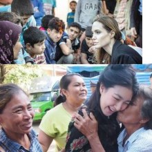 สื่อไทย ยกให้ แพนเค้ก  เป็น Angelina jolie of thailand นางเอกใจบุญ