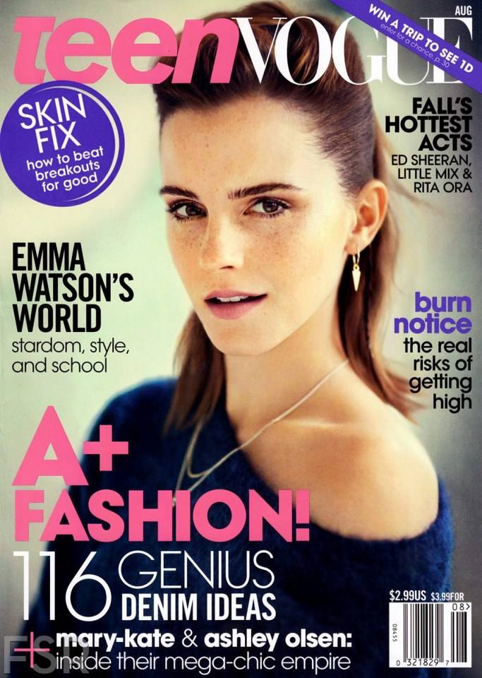 Emma Watson @ Teen Vogue USA August 2013