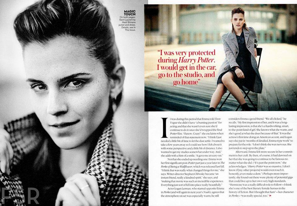 Emma Watson @ Teen Vogue USA August 2013