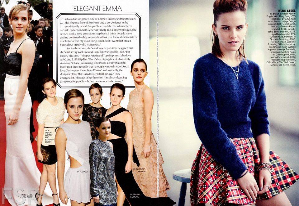 Emma Watson @ Teen Vogue USA August 2013