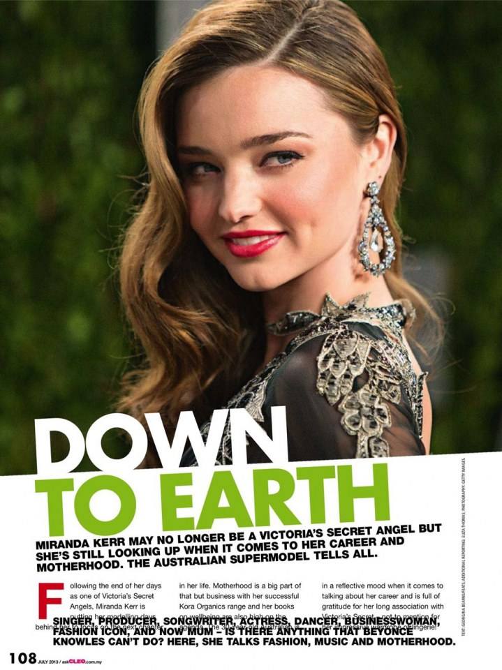 Miranda Kerr @ Cleo Malaysia July 2013