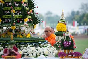 หลวงพ่อท่านเจ้าคุณ พระภาวนากิจวิมล ทำพิธีบวงสรวง