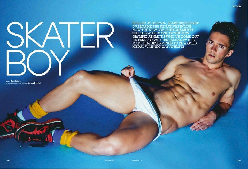 Blake Skjellerup @ Gay Times UK July 2013