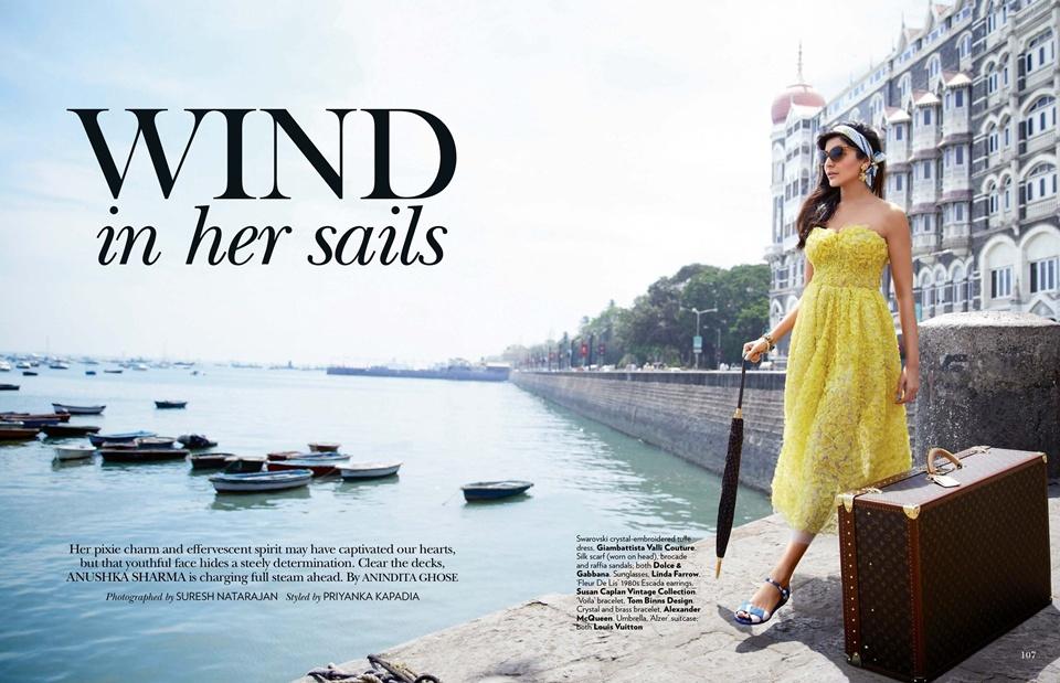 Anushka Sharma @ Vogue India July 2013