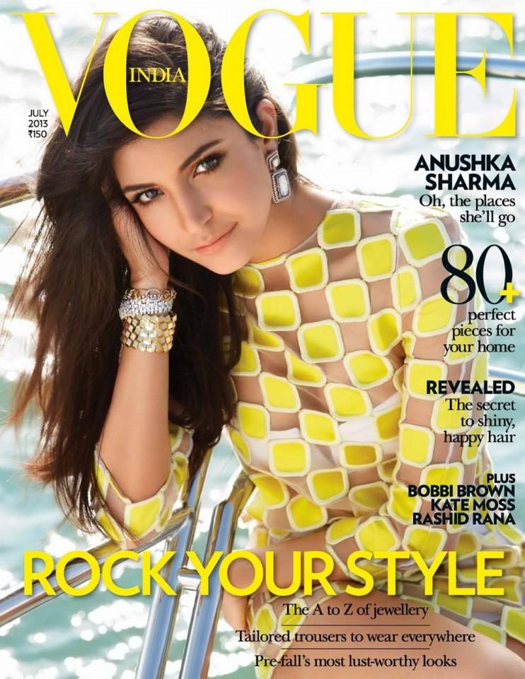 Anushka Sharma @ Vogue India July 2013