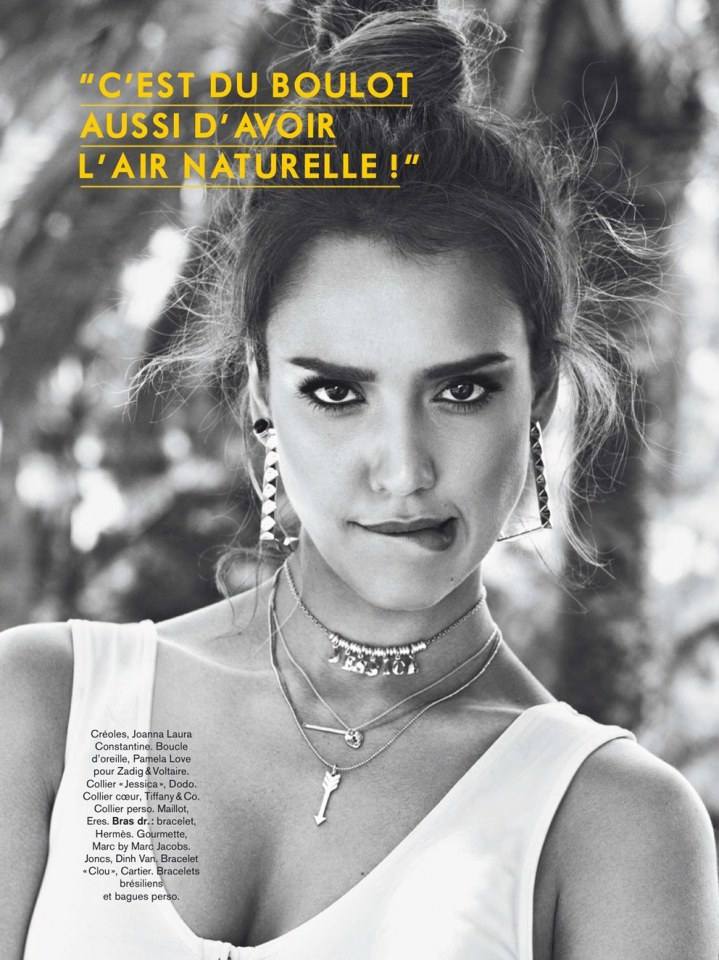 Jessica Alba @ Glamour France August 2013