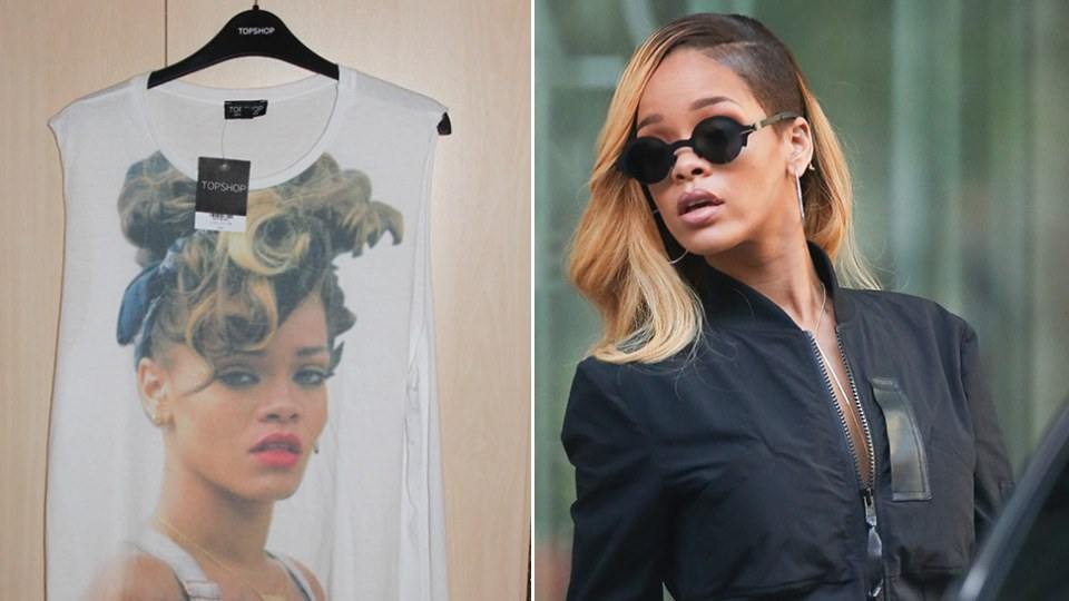 Rihanna ฟ้อง Topshop 5 ล้านดอลลาร์ ฐานนำรูปไปสกรีนลายเสื้อ