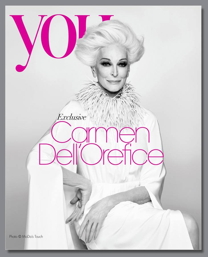Carmen Dell’Orefice @ You Magazine July 2013