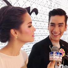 มาแล้ว ภาพ ณเดช กับ ญาญ่า ฟินมากๆ น่ารักมากๆ ในงาน Dior At Siam Paragon (งานนี้มีโอบกอด)