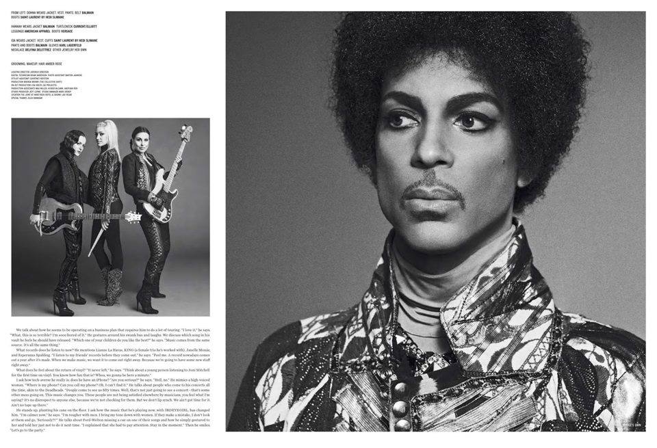 Prince @ V Magazine #84 Fall Preview 2013