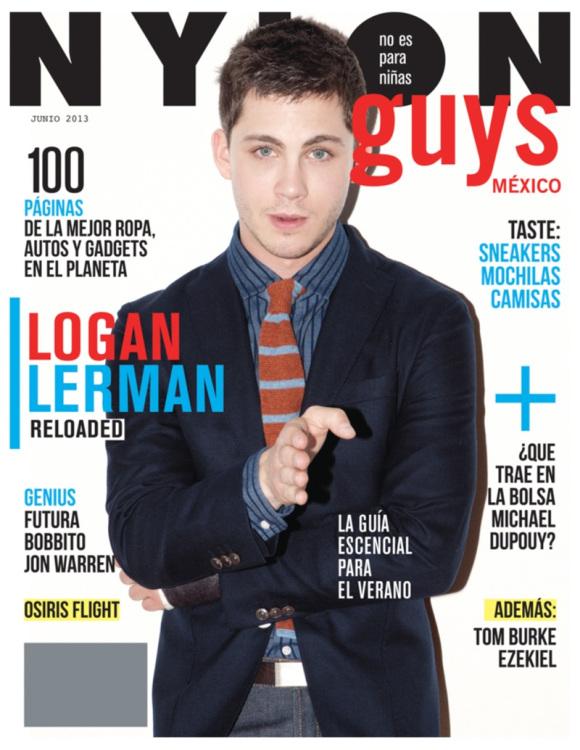 Logan Lerman @ Nylon Guys Mexico June 2013