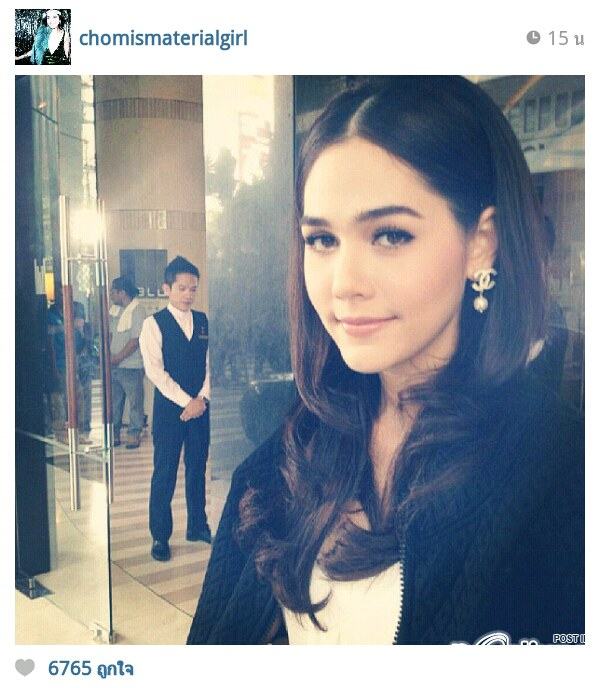 สองนางพญา ชมพู่ และ ต่าย. สวยหรูดูแพง ในกองถ่าย จาก Instargram