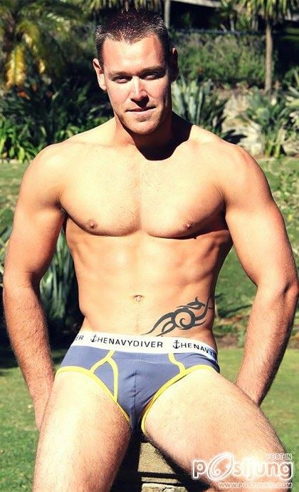 The Navy Diver Underwear’s model