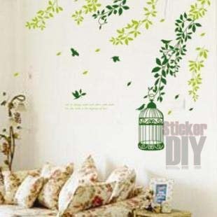 Wall Sticker สติ๊กเกอร์ติดผนังห้อง ลายต้นไม้