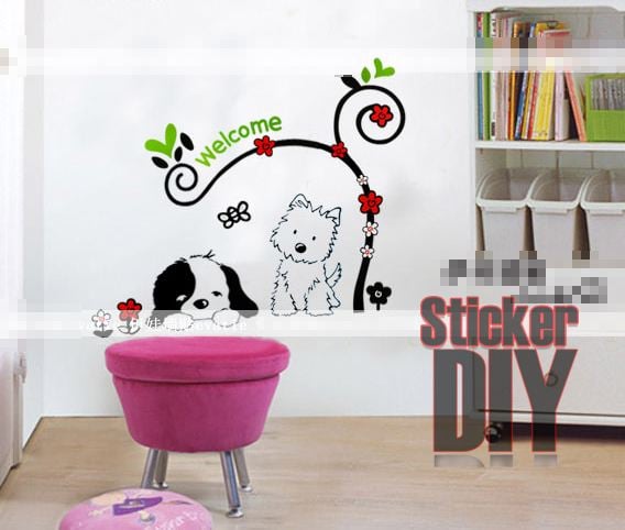 Wall Sticker สติ๊กเกอร์ติดผนังห้อง ลายต้นไม้