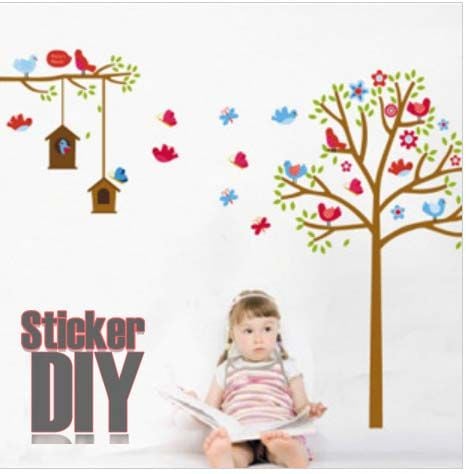 Wall Sticker สติ๊กเกอร์ติดผนังห้อง รูปตัวหนังสือ ลายการ์ตูนเด็ก