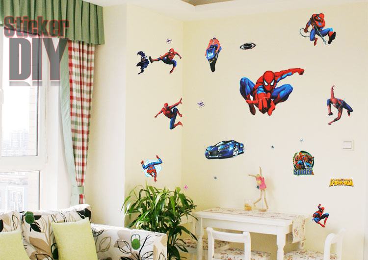 Wall Sticker สติ๊กเกอร์ติดผนังห้อง รูปตัวหนังสือ ลายการ์ตูนเด็ก