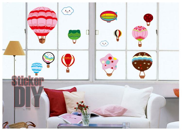 Wall Sticker สติ๊กเกอร์ติดผนังห้อง รูปตัวหนังสือ ลายการ์ตูนเด็ก