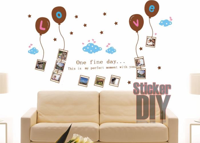 Wall Sticker สติ๊กเกอร์ติดผนังห้อง รูปตัวหนังสือ ลายการ์ตูนเด็ก