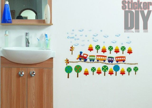 Wall Sticker สติ๊กเกอร์ติดผนังห้อง รูปตัวหนังสือ ลายการ์ตูนเด็ก