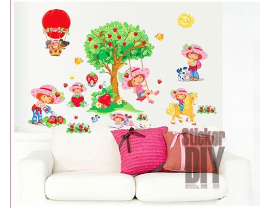 Wall Sticker สติ๊กเกอร์ติดผนังห้อง รูปตัวหนังสือ ลายการ์ตูนเด็ก