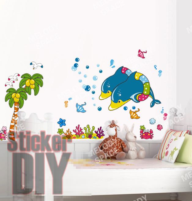 Wall Sticker สติ๊กเกอร์ติดผนังห้อง รูปตัวหนังสือ ลายการ์ตูนเด็ก