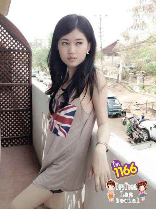 สาวลาวสวยๆน่ารักจากเพจ ToP TEEn Laos Social (ໄວລຸ້ນລາວຍຸກໃໝ່) V2
