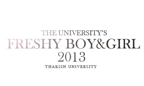 The University's Freshy Boy&Girl 2013