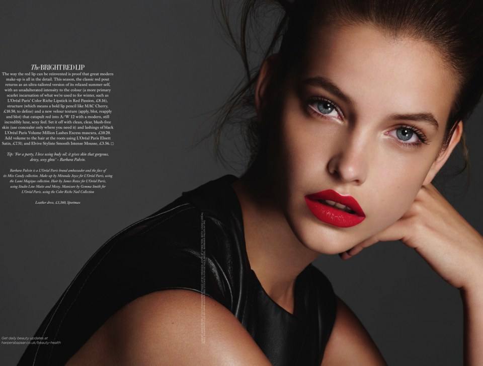 ใบหน้าอันสวยเก๋ของ Barbara Palvin