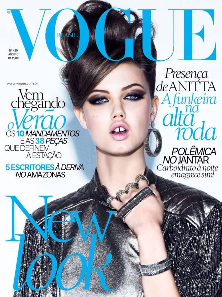 Lindsey Wixson @ Vogue Brazil August 2013