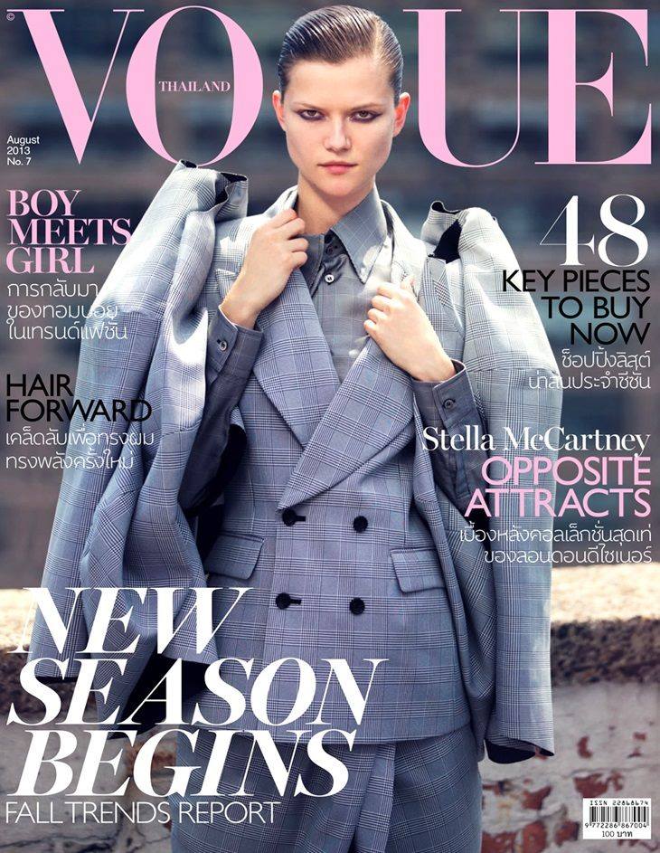 Kasia Struss @ VOGUE THAILAND vol.1 no.7 August 2013