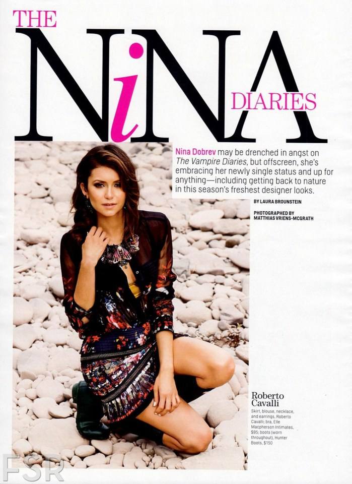 Nina Dobrev @ Cosmopolitan USA September 2013