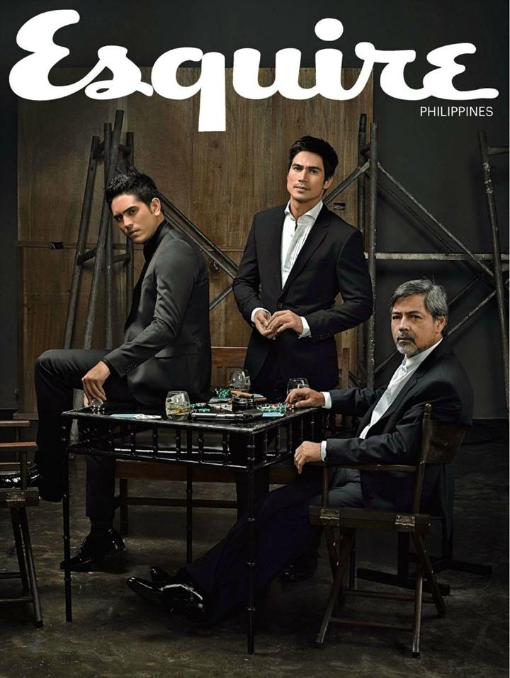 Joel Torre, Gerald Anderson & Piolo Pascual @ Esquire Philippines August 2013