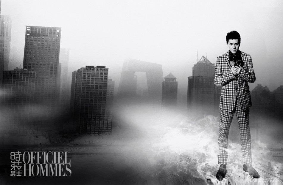 Feng Shao Feng @  L'Officiel Hommes China August 2013