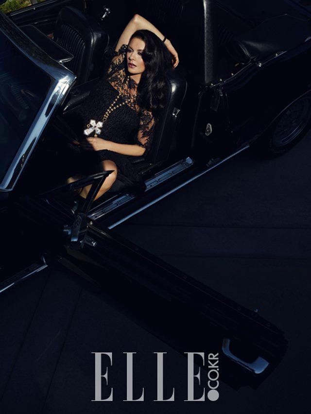 Lee Byung Hun & Catherine Zeta-Jones @ Elle Korea August 2013