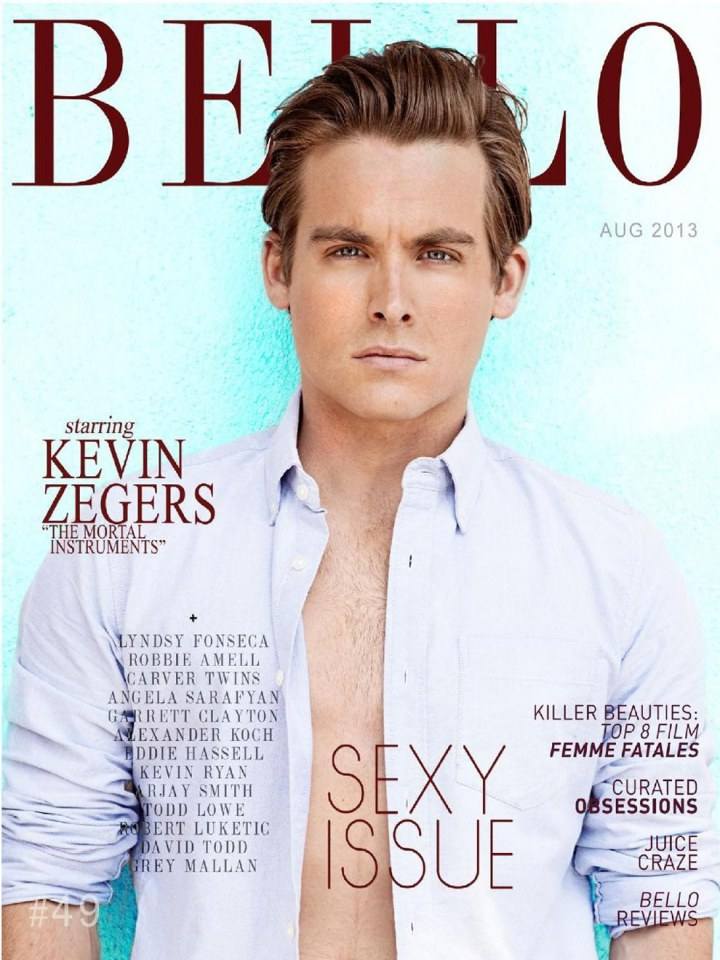 Kevin Zegers @ BELLO Magazine no.49  August 2013