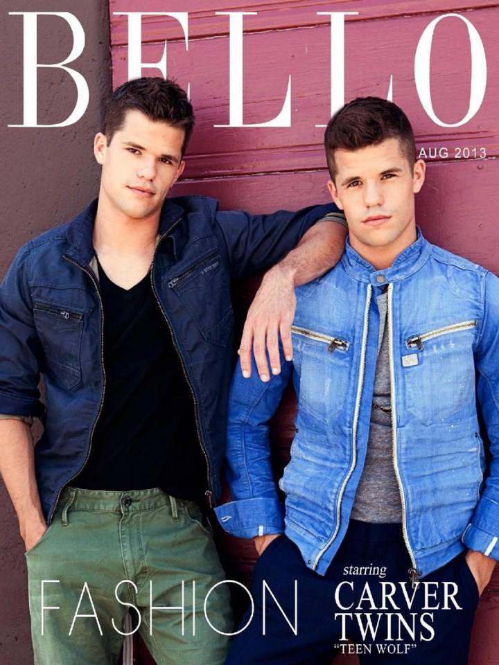 Max & Charlie Carver @ BELLO Magazine no.49  August 2013