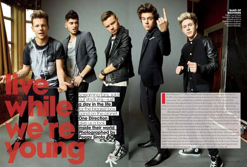 One Direction @ Teen Vogue September 2013