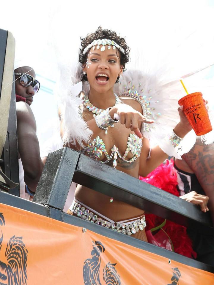 Rihanna @ 2013 Barbados' Kadooment Day