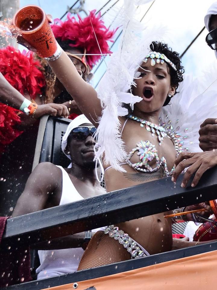 Rihanna @ 2013 Barbados' Kadooment Day