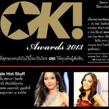 OK! Awards 2013 ได้แก่ ?  vote จ้าแฟนคลับ