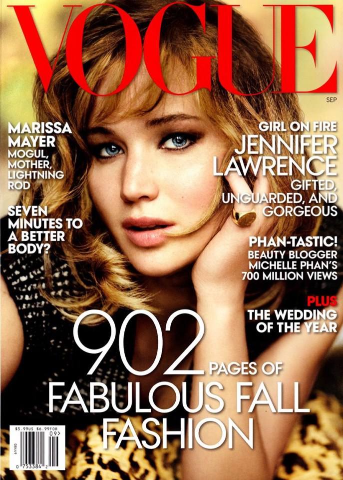 Jennifer Lawrence @ Vogue US September 2013