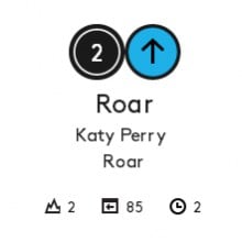 Katy Perry, Roar Billboard HOT 100 #83 มาอันดับ #2