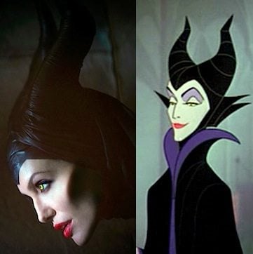 Angelina Jolie รับบท แม่มดร้าย Maleficent ที่วอลท์ ดิสนี่ย์  ใน เรื่อง เจ้าหญิงนิทรา ฉบับคนแสดง