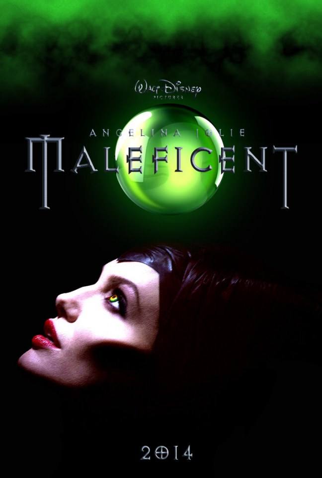 Angelina Jolie รับบท แม่มดร้าย Maleficent ที่วอลท์ ดิสนี่ย์  ใน เรื่อง เจ้าหญิงนิทรา ฉบับคนแสดง